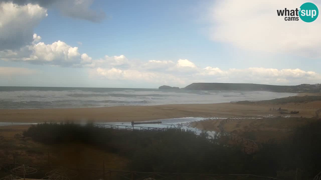 Webcam Torre dei Corsari – Live Beach View from Punta Usai