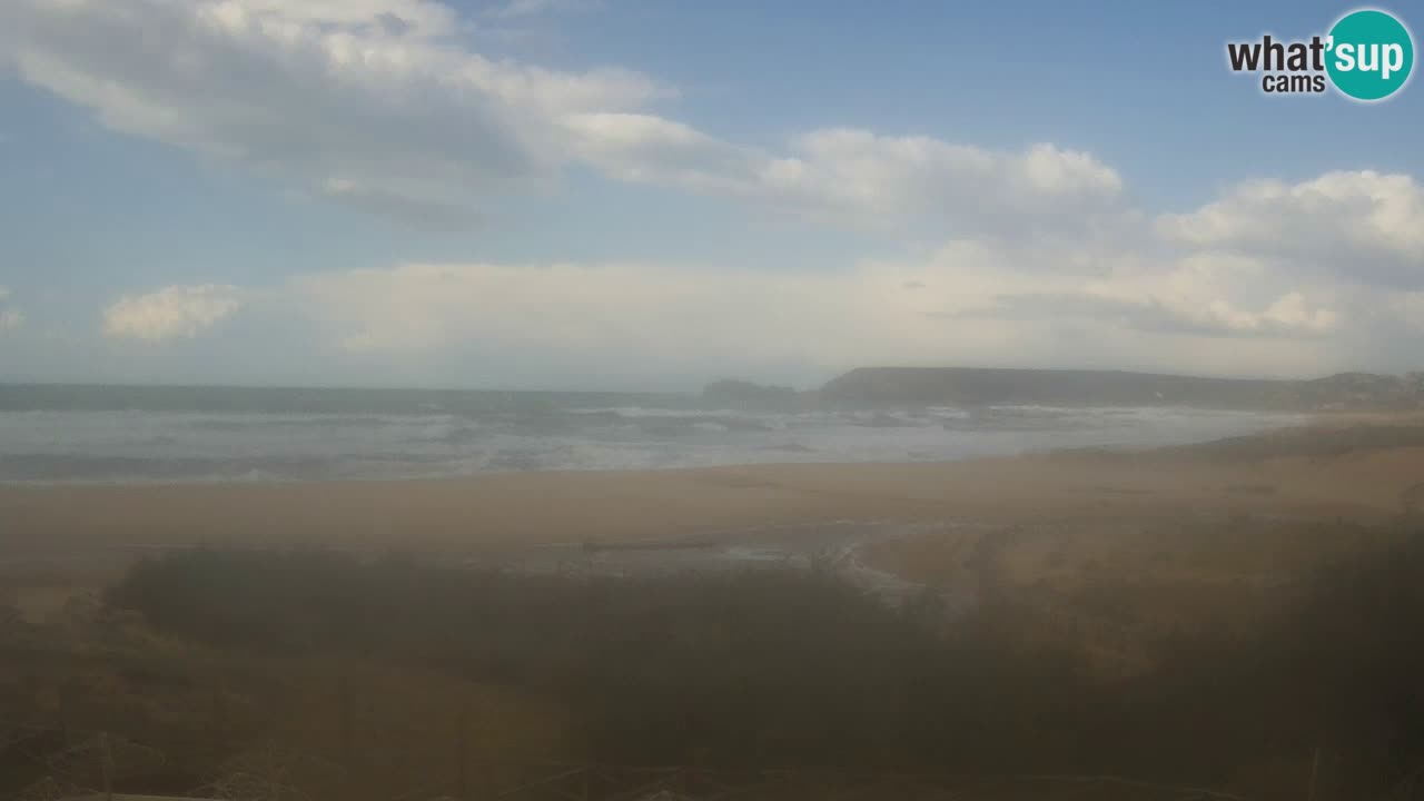 Webcam Torre dei Corsari – Live Beach View from Punta Usai