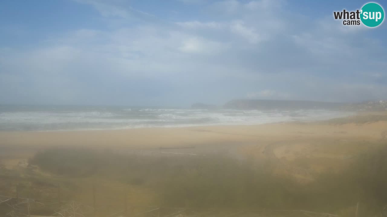 Webcam Torre dei Corsari – Vue en direct sur la plage depuis Punta Usai