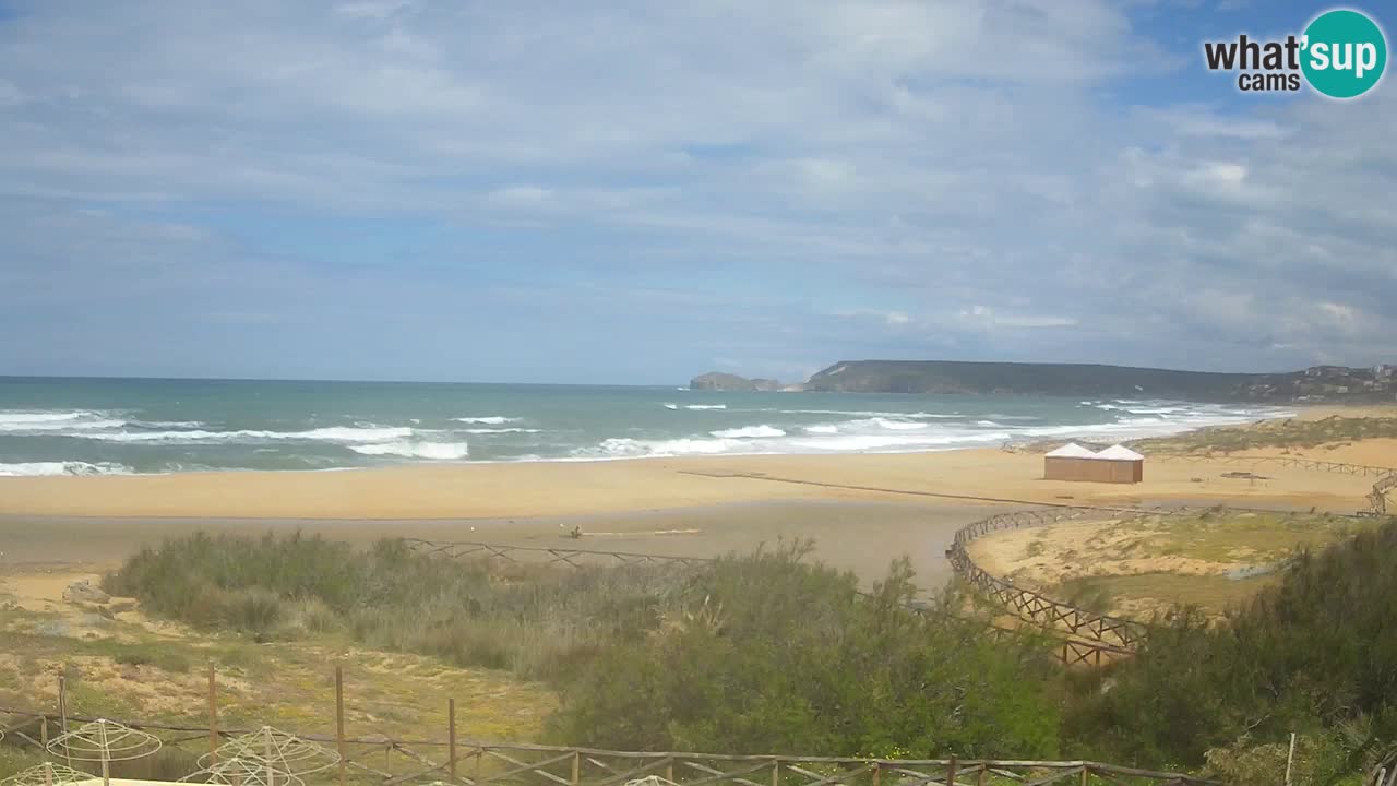 Webcam Torre dei Corsari – Liveblick auf den Strand von Punta Usai