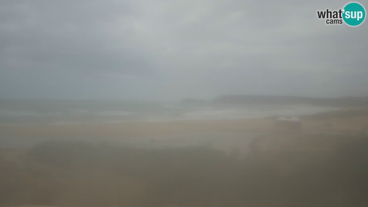 Webcam Torre dei Corsari – Vista live sulla spiaggia da Punta Usai