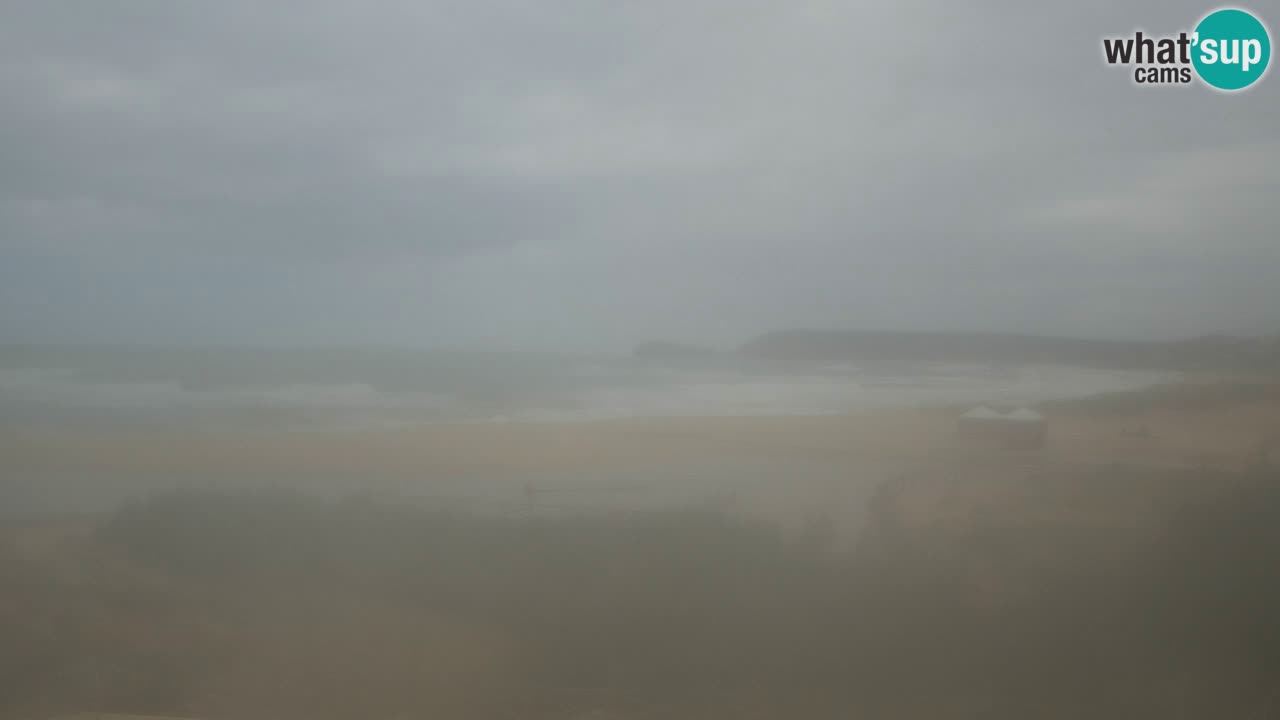 Webcam Torre dei Corsari – Vista live sulla spiaggia da Punta Usai
