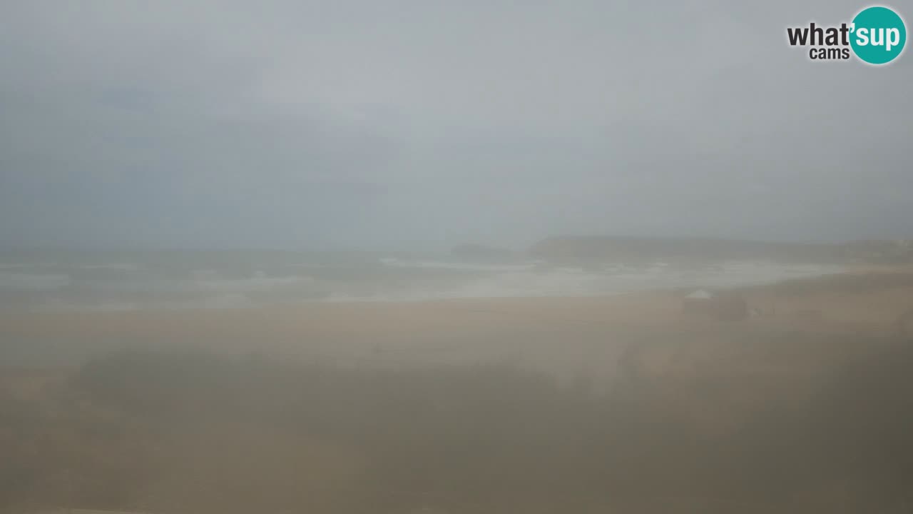 Cámara web Torre dei Corsari – Vista en directo de la playa desde Punta Usai