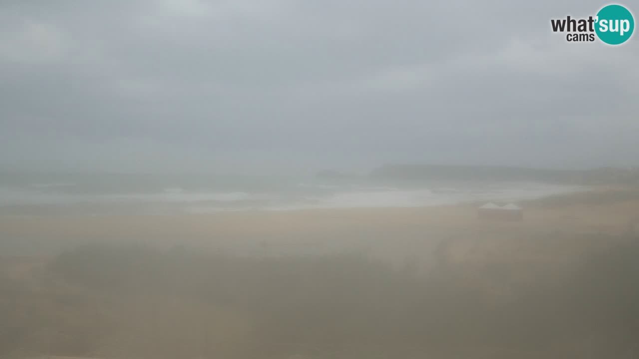 Webcam Torre dei Corsari – Vista live sulla spiaggia da Punta Usai