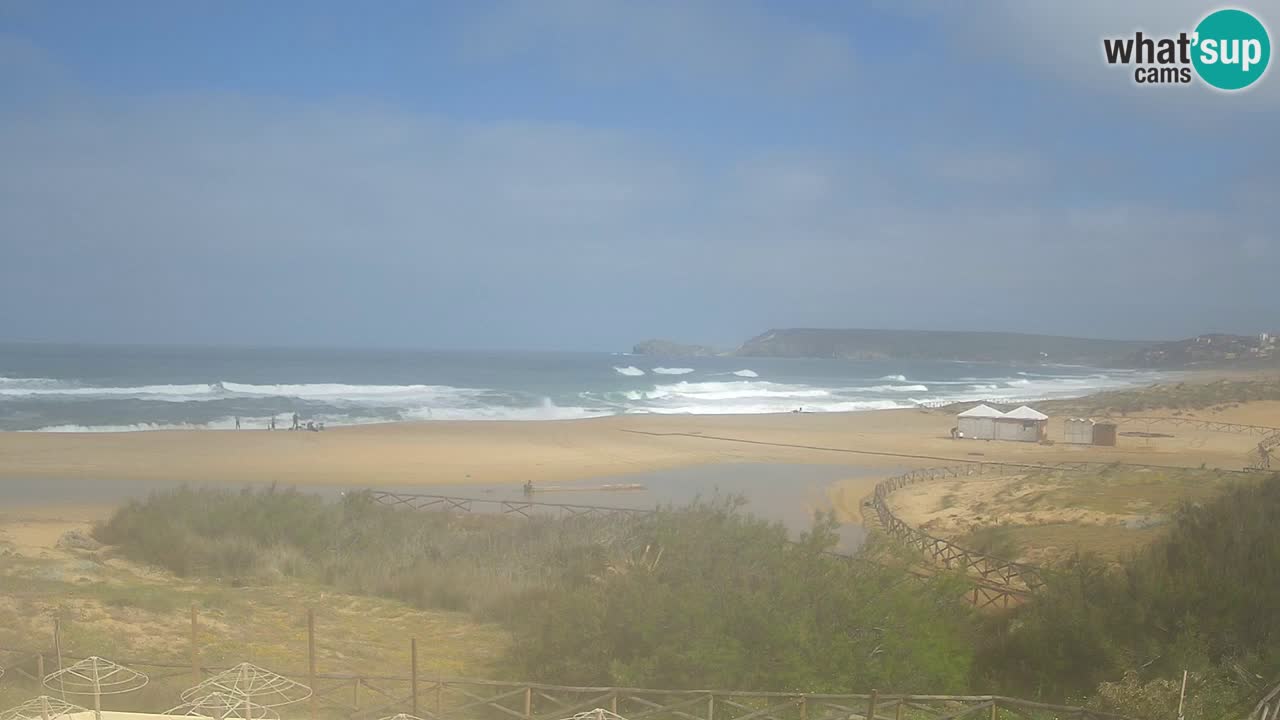 Webcam Torre dei Corsari – Vue en direct sur la plage depuis Punta Usai