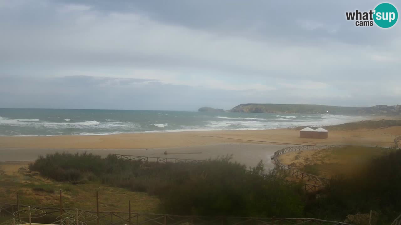 Webcam Torre dei Corsari – Vue en direct sur la plage depuis Punta Usai