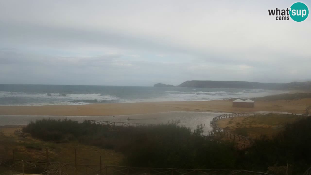 Cámara web Torre dei Corsari – Vista en directo de la playa desde Punta Usai
