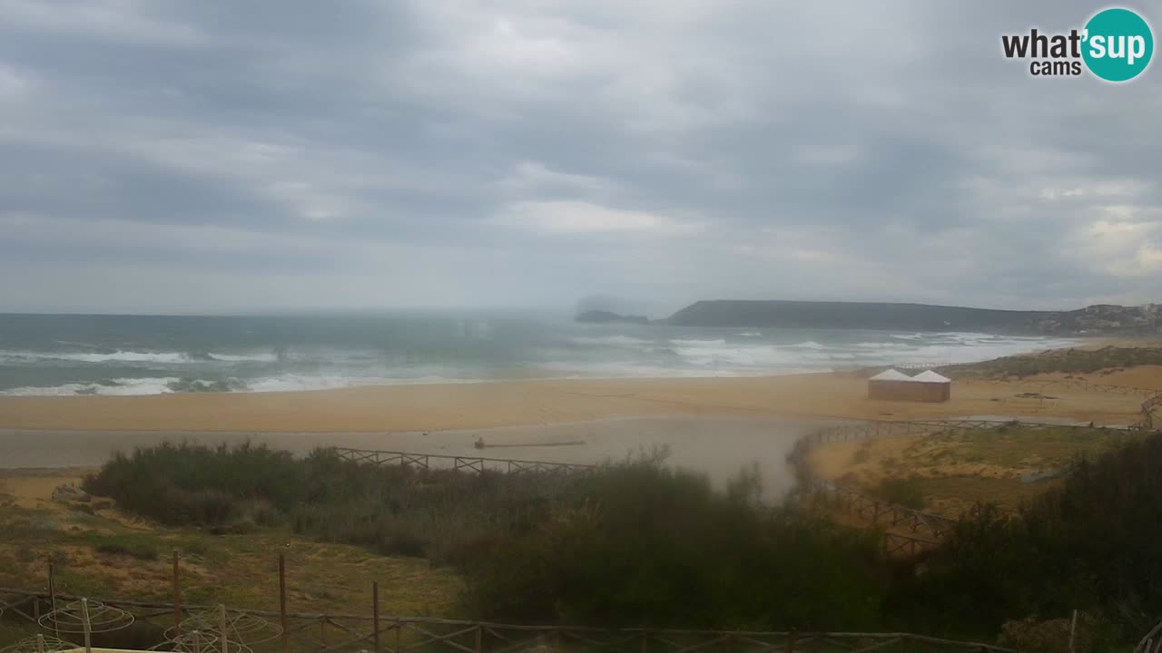Webcam Torre dei Corsari – Vue en direct sur la plage depuis Punta Usai