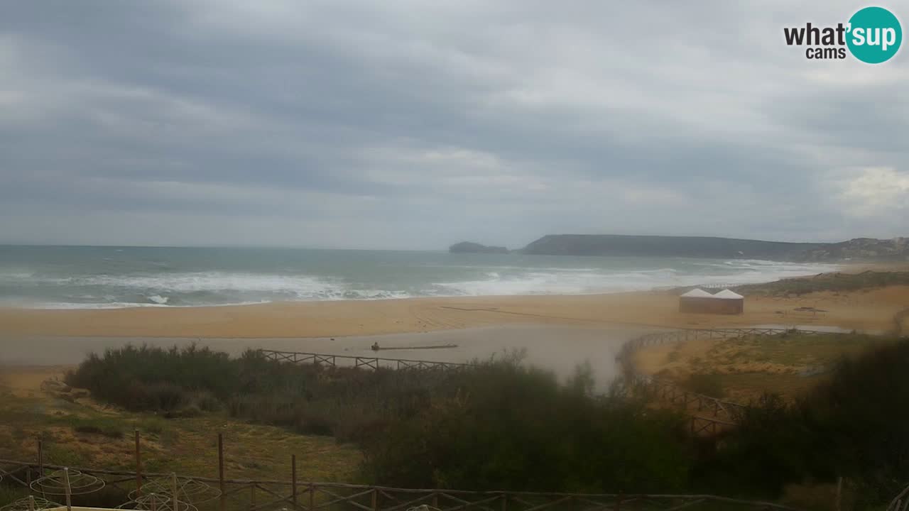 Webcam Torre dei Corsari – Vue en direct sur la plage depuis Punta Usai