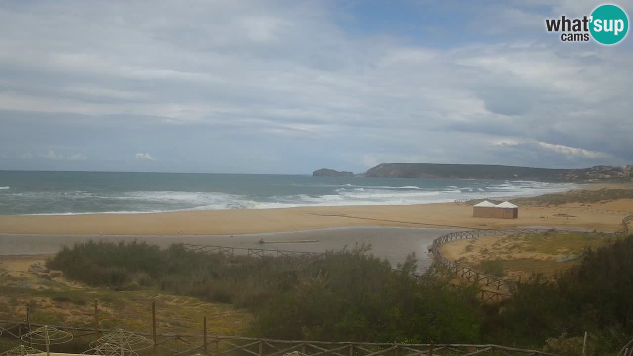 Webcam Torre dei Corsari – Vue en direct sur la plage depuis Punta Usai