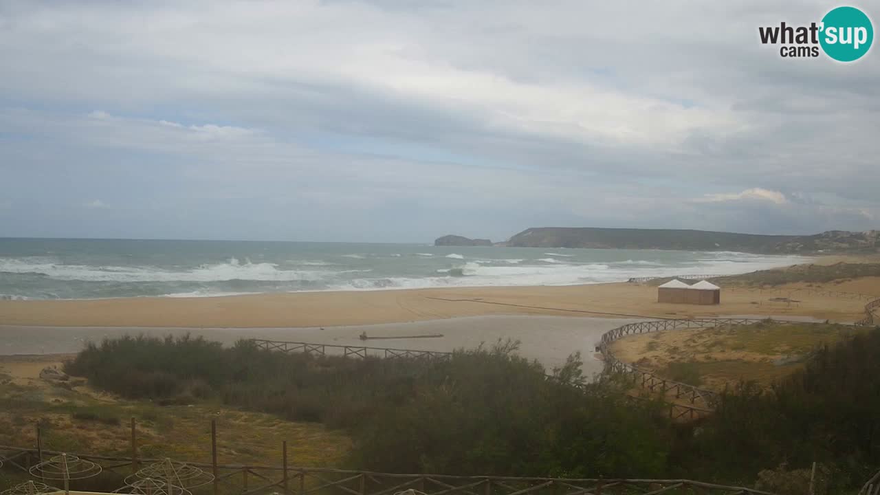 Webcam Torre dei Corsari – Vista live sulla spiaggia da Punta Usai