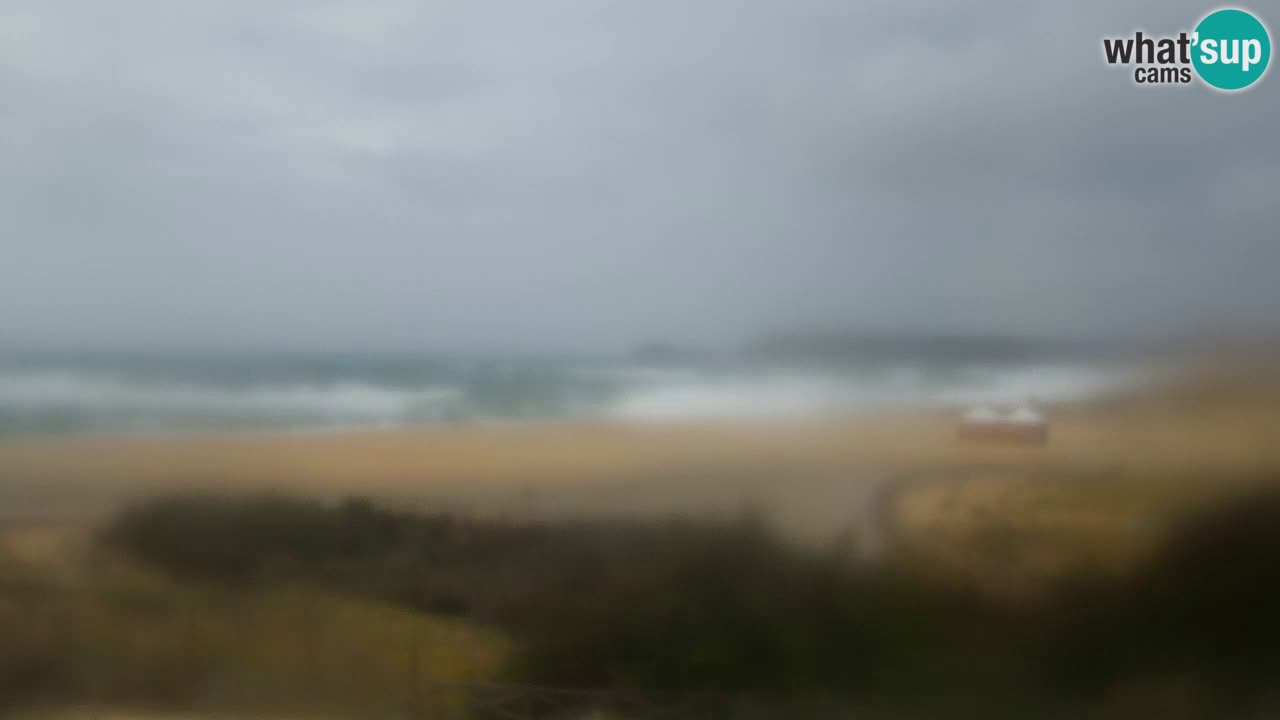 Cámara web Torre dei Corsari – Vista en directo de la playa desde Punta Usai