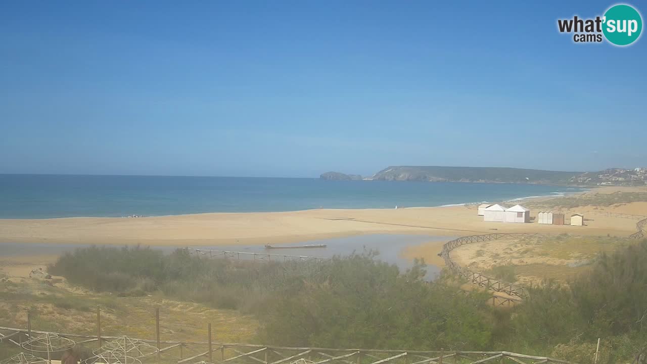 Webcam Torre dei Corsari – Live Beach View from Punta Usai
