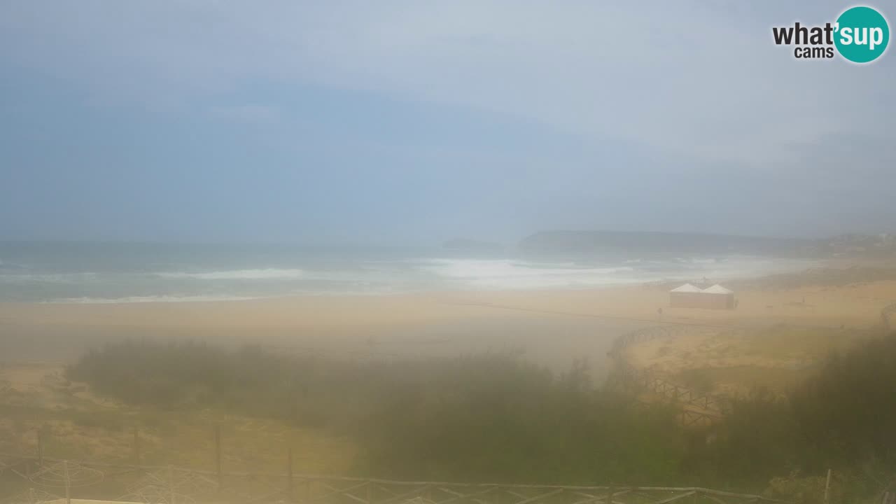 Webcam Torre dei Corsari – Live Beach View from Punta Usai