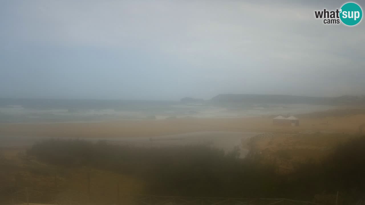 Webcam Torre dei Corsari – Live Beach View from Punta Usai