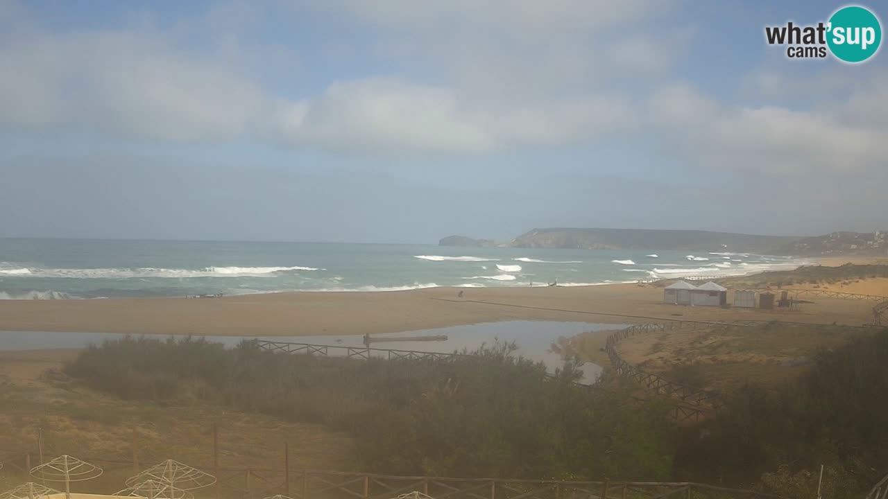 Webcam Torre dei Corsari – Liveblick auf den Strand von Punta Usai