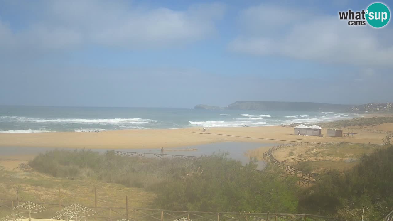 Webcam Torre dei Corsari – Vue en direct sur la plage depuis Punta Usai