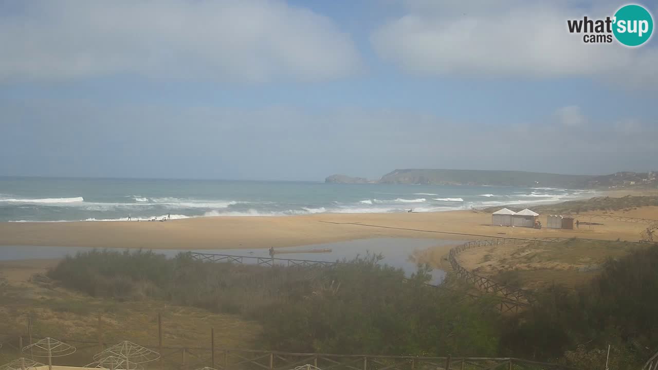 Webcam Torre dei Corsari – Vue en direct sur la plage depuis Punta Usai