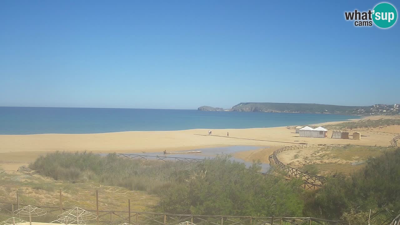 Webcam Torre dei Corsari – Vue en direct sur la plage depuis Punta Usai