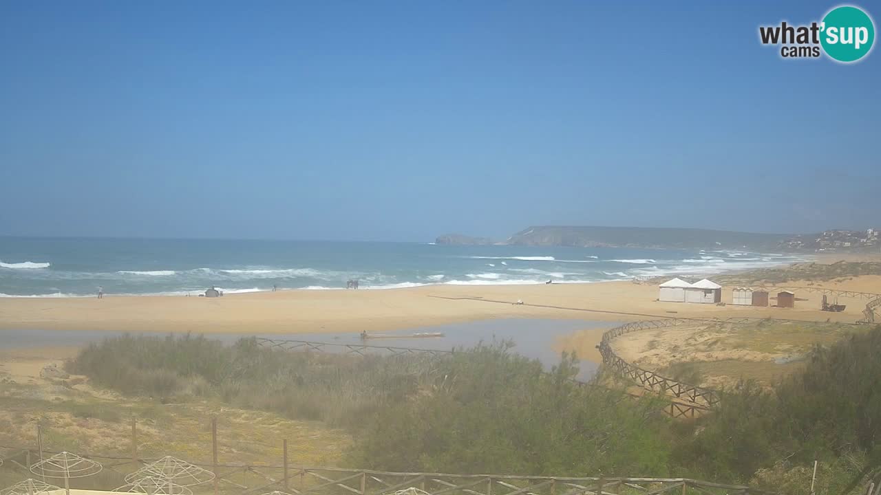 Webcam Torre dei Corsari – Vista live sulla spiaggia da Punta Usai