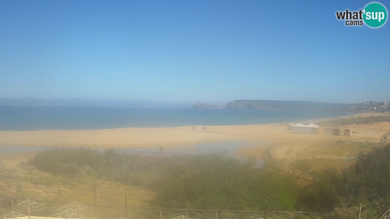 Webcam Torre dei Corsari – Vue en direct sur la plage depuis Punta Usai