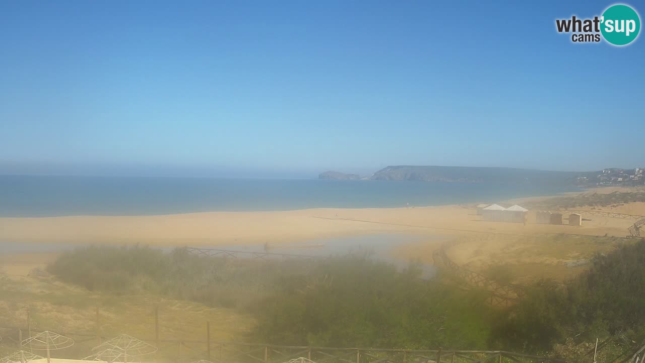 Webcam Torre dei Corsari – Live Beach View from Punta Usai