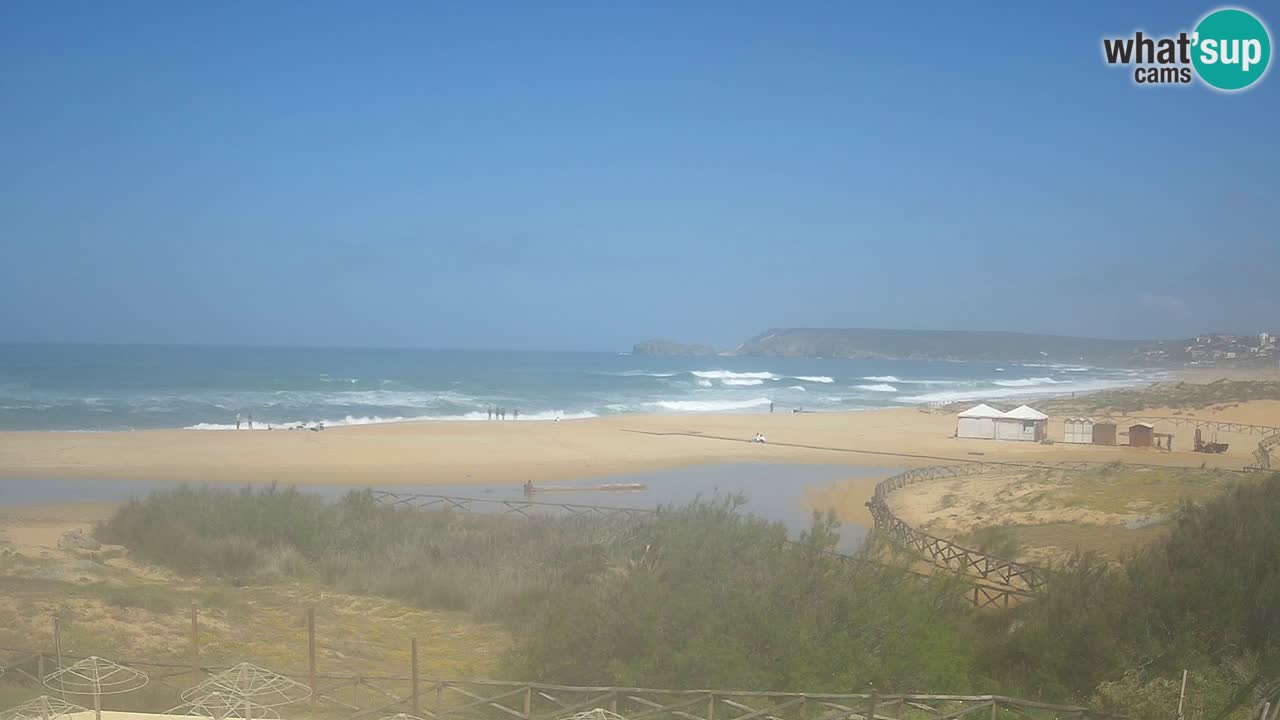 Webcam Torre dei Corsari – Vista live sulla spiaggia da Punta Usai