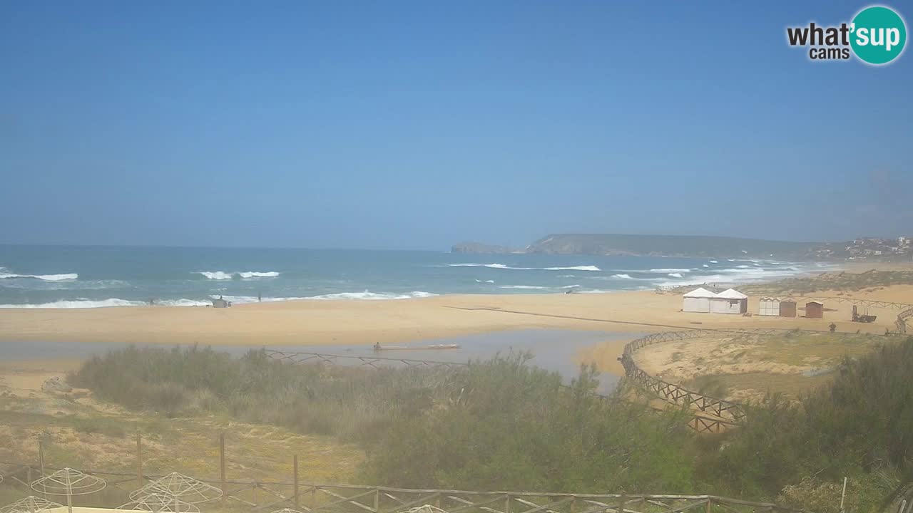 Webcam Torre dei Corsari – Vue en direct sur la plage depuis Punta Usai