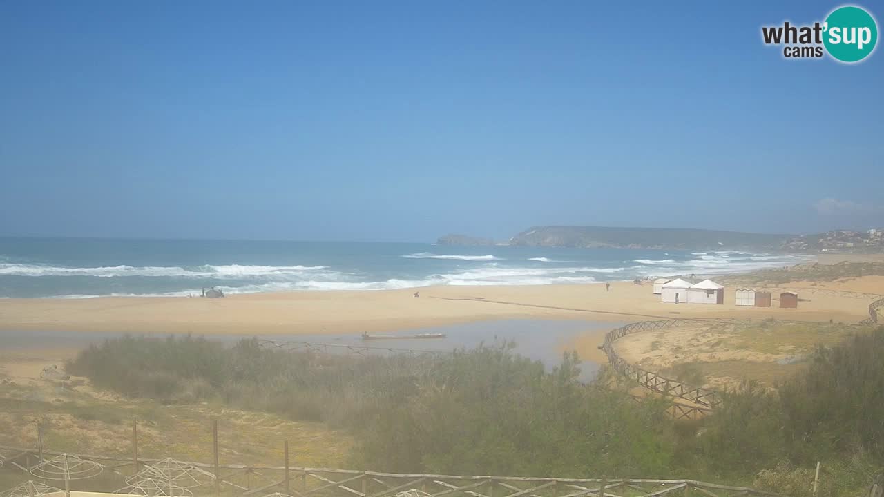 Webcam Torre dei Corsari – Vista live sulla spiaggia da Punta Usai
