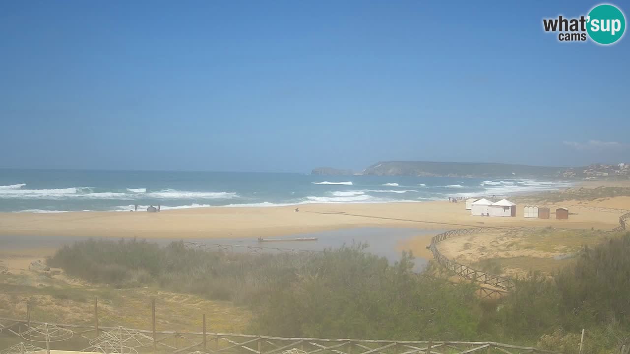 Webcam Torre dei Corsari – Vue en direct sur la plage depuis Punta Usai