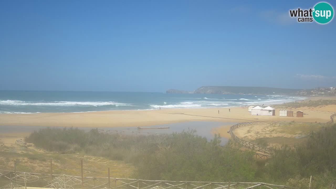 Webcam Torre dei Corsari – Live Beach View from Punta Usai