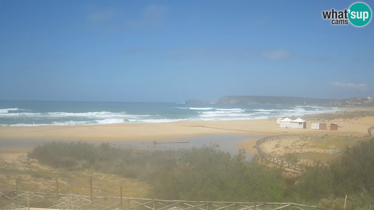 Webcam Torre dei Corsari – Live Beach View from Punta Usai