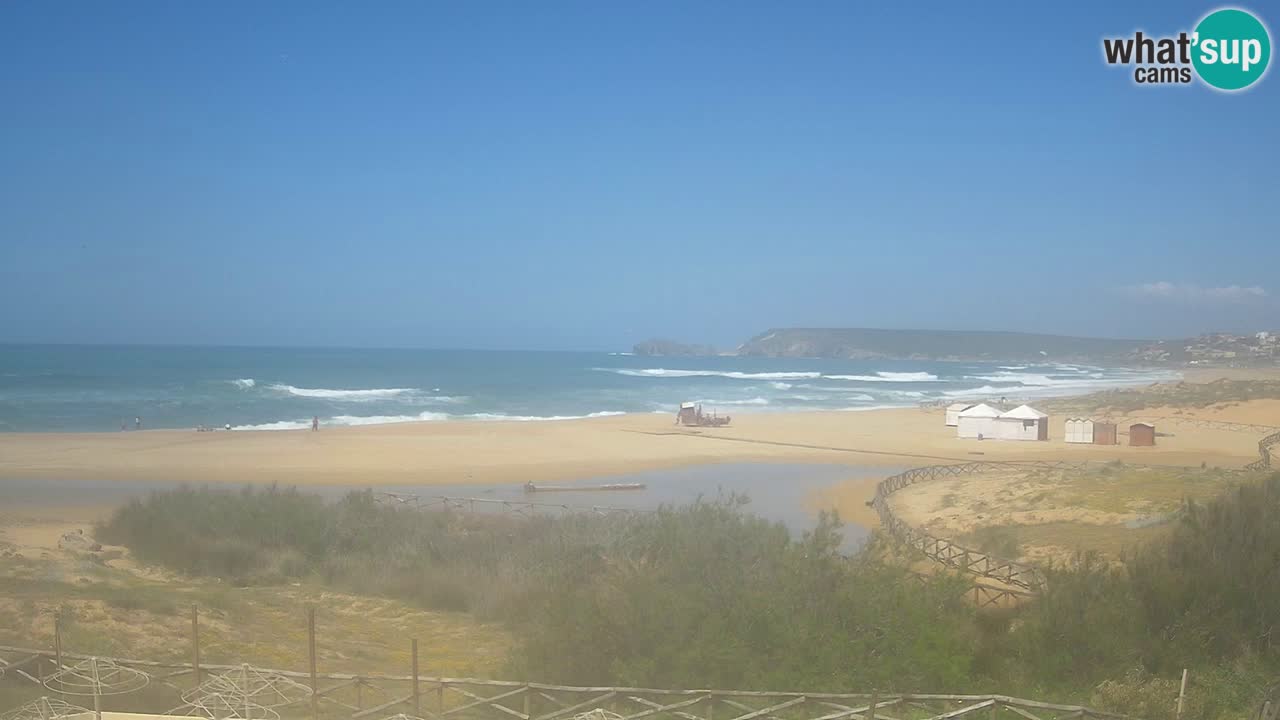 Webcam Torre dei Corsari – Live Beach View from Punta Usai