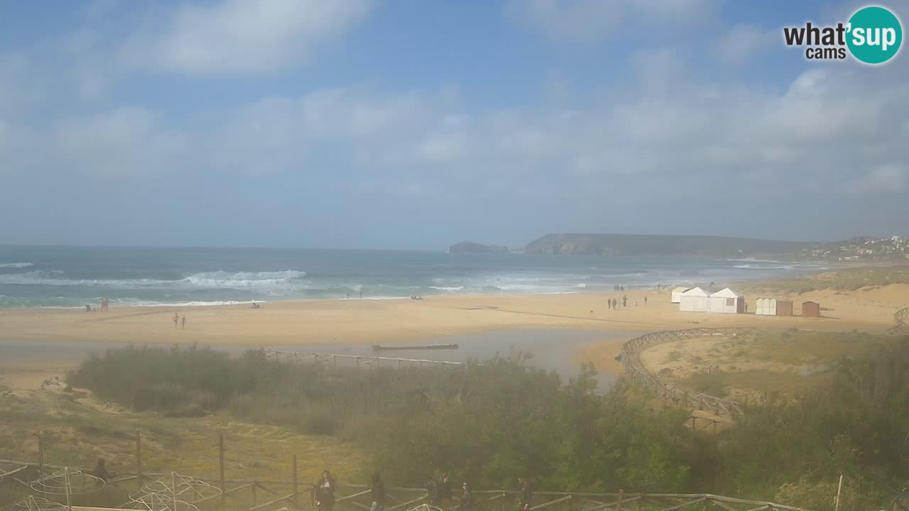 Webcam Torre dei Corsari – Vue en direct sur la plage depuis Punta Usai