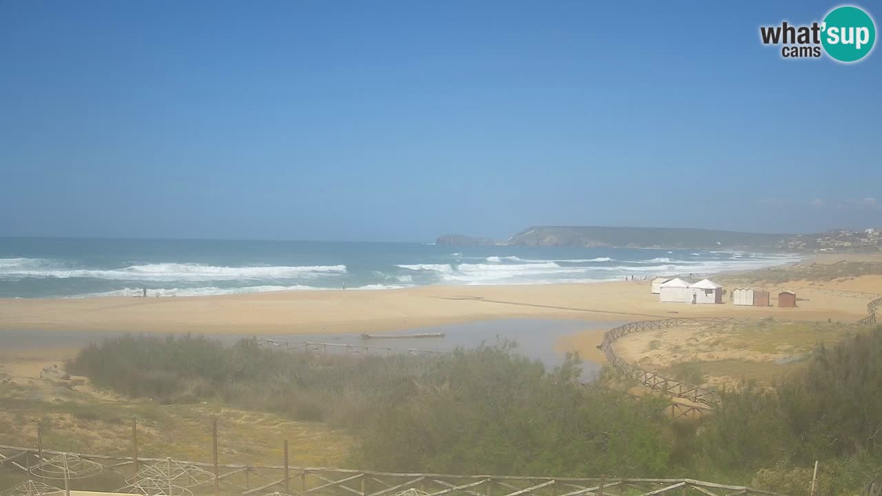 Webcam Torre dei Corsari – Vue en direct sur la plage depuis Punta Usai