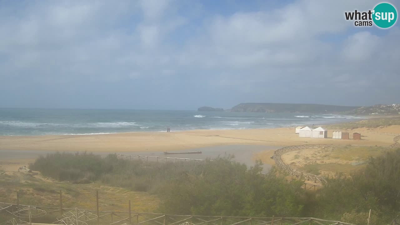 Webcam Torre dei Corsari – Liveblick auf den Strand von Punta Usai