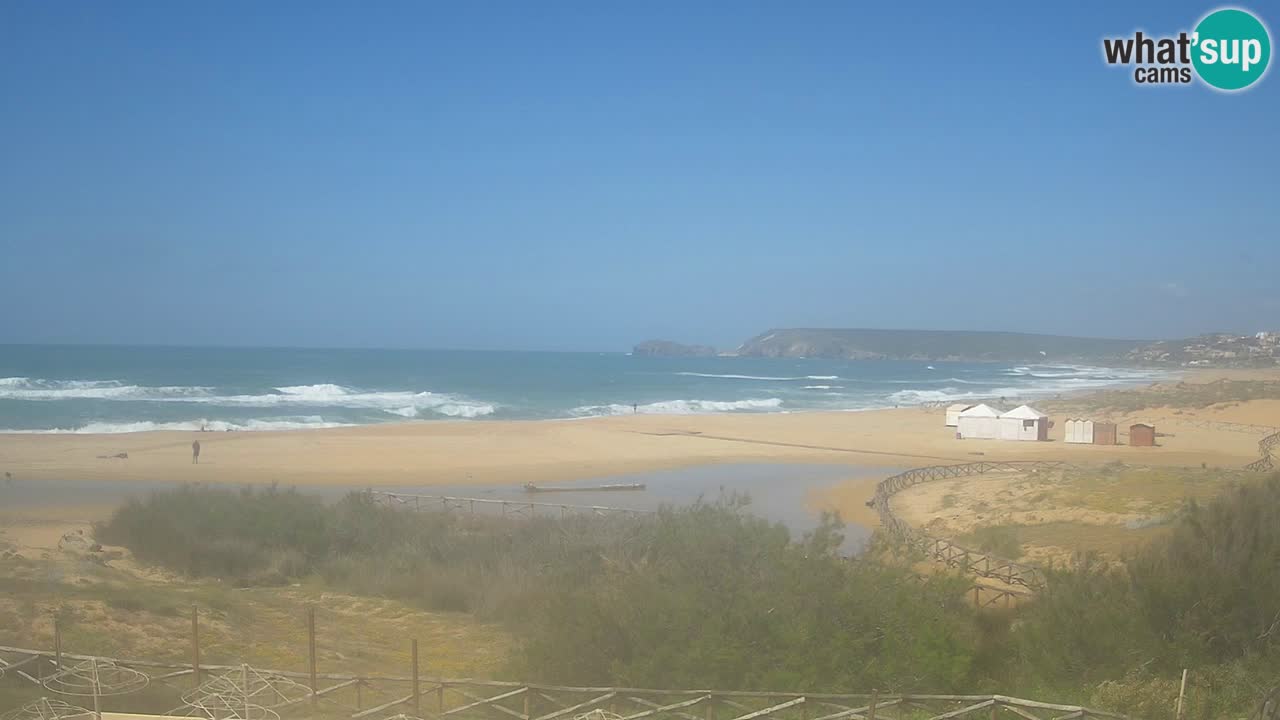 Webcam Torre dei Corsari – Vista live sulla spiaggia da Punta Usai