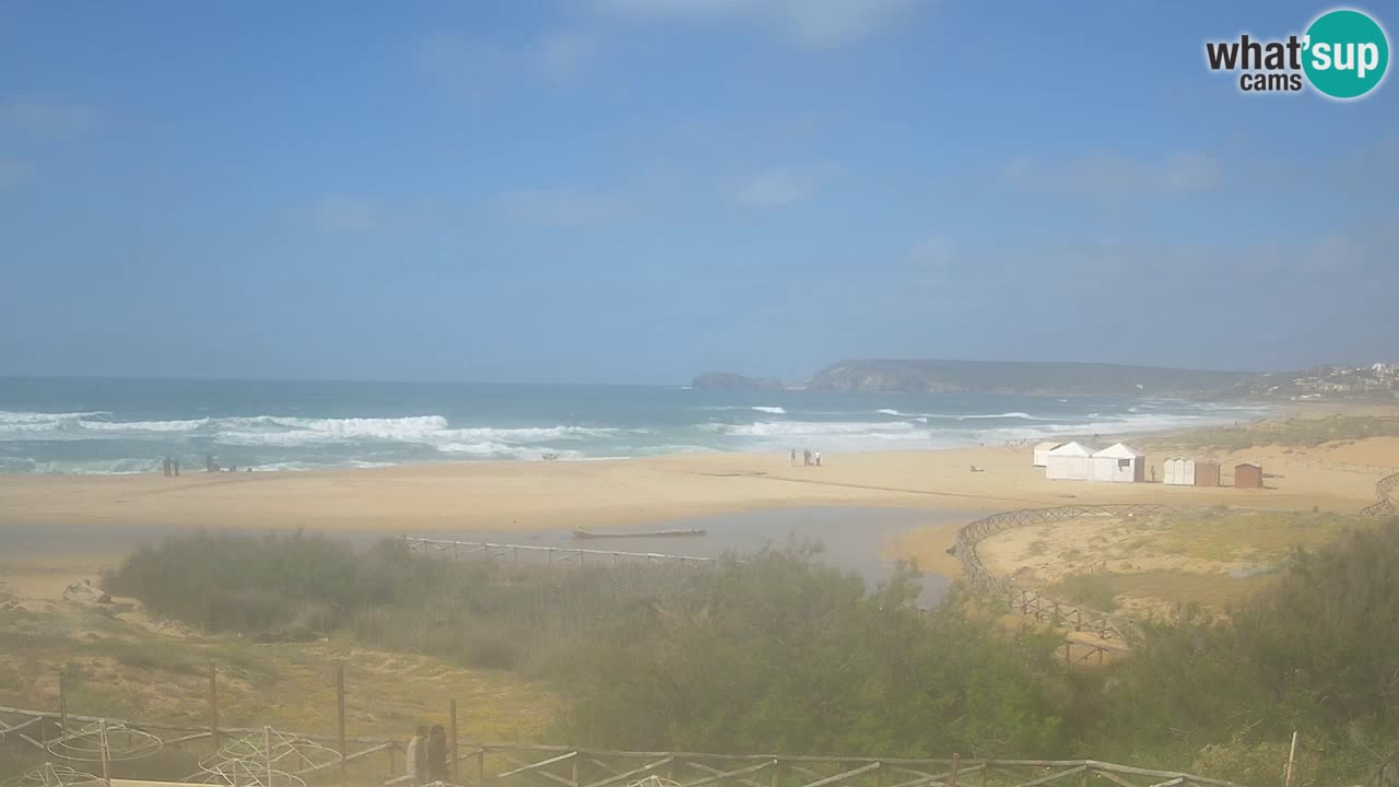Webcam Torre dei Corsari – Vue en direct sur la plage depuis Punta Usai