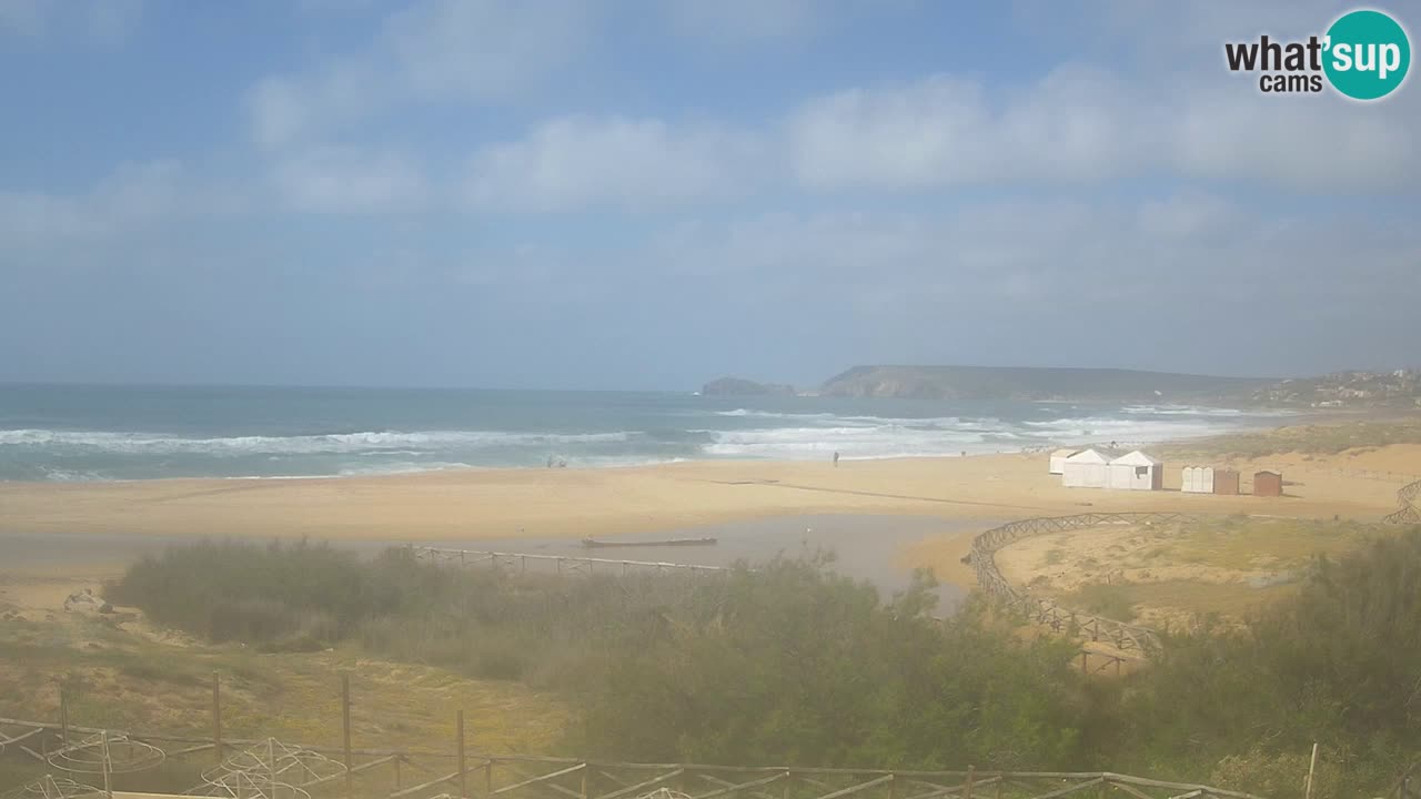 Cámara web Torre dei Corsari – Vista en directo de la playa desde Punta Usai