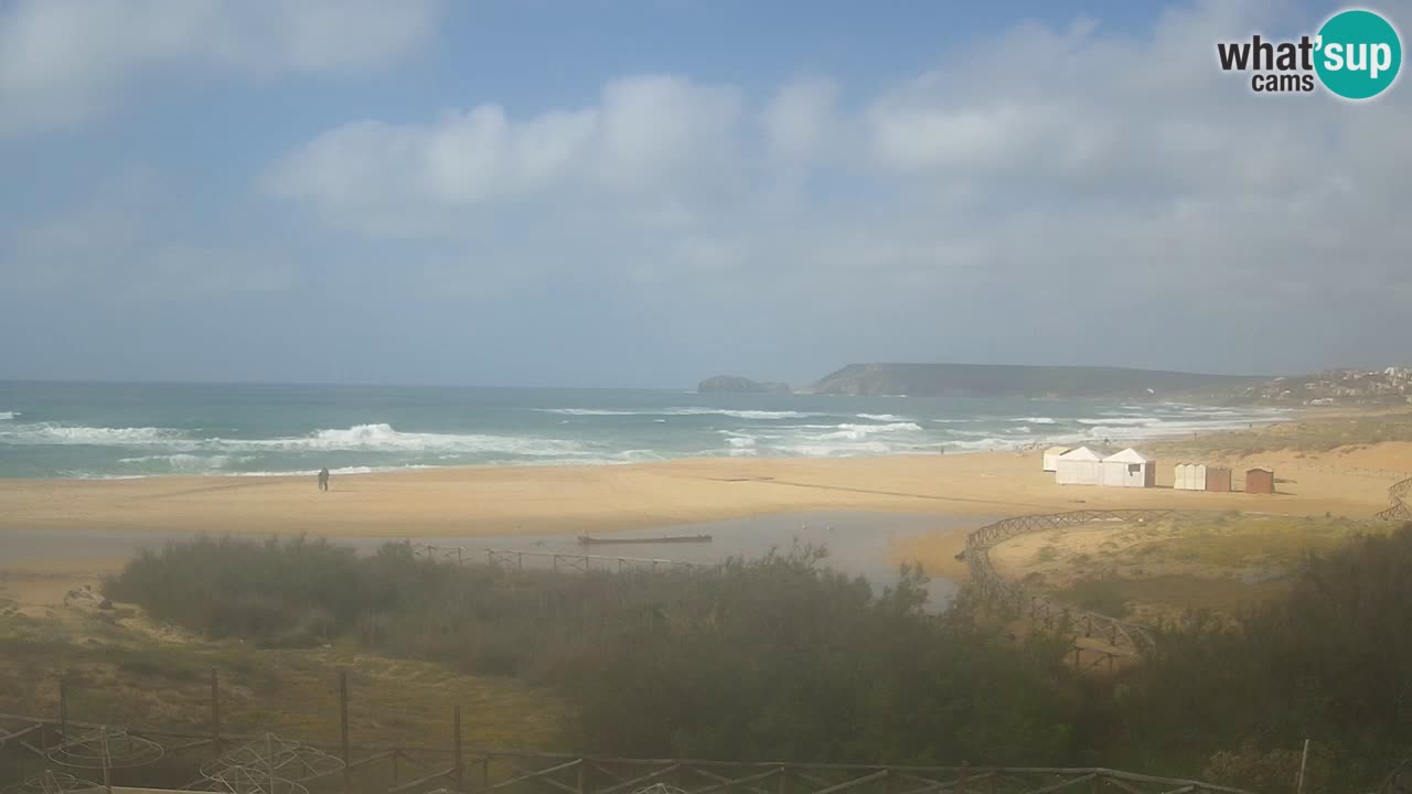 Webcam Torre dei Corsari – Vue en direct sur la plage depuis Punta Usai