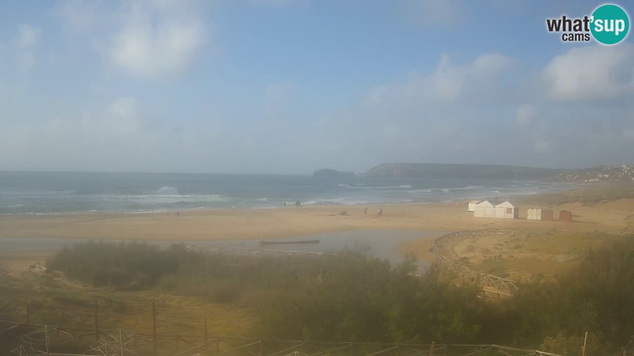 Webcam Torre dei Corsari – Vue en direct sur la plage depuis Punta Usai