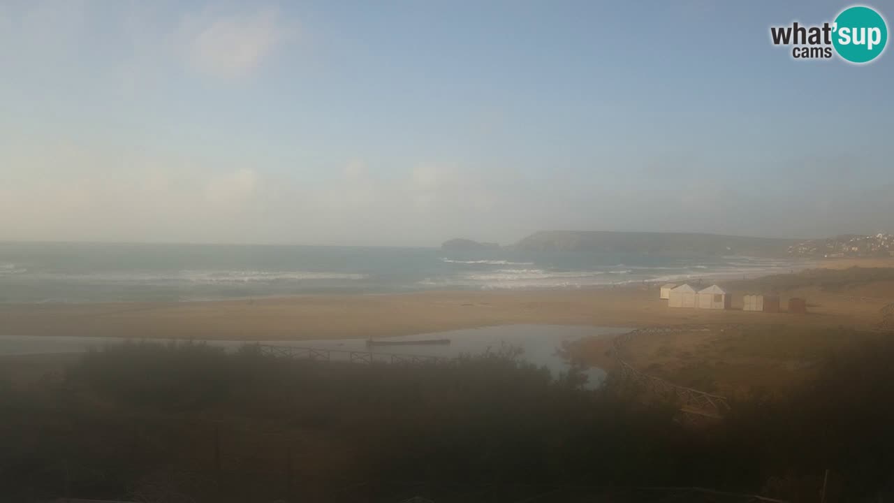 Webcam Torre dei Corsari – Vista live sulla spiaggia da Punta Usai