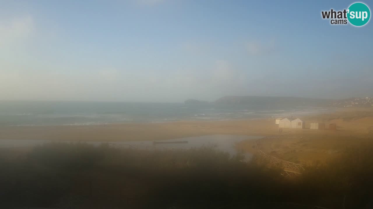 Webcam Torre dei Corsari – Vista live sulla spiaggia da Punta Usai