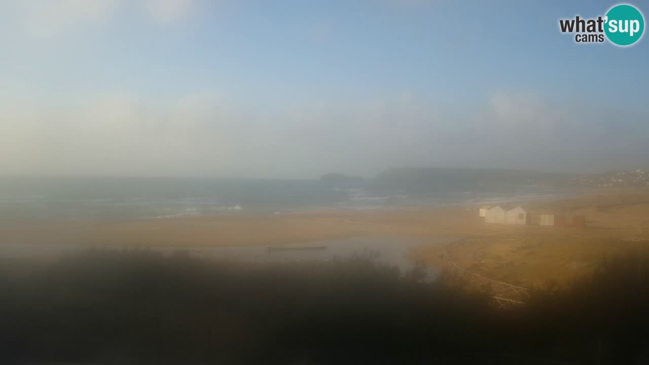 Cámara web Torre dei Corsari – Vista en directo de la playa desde Punta Usai