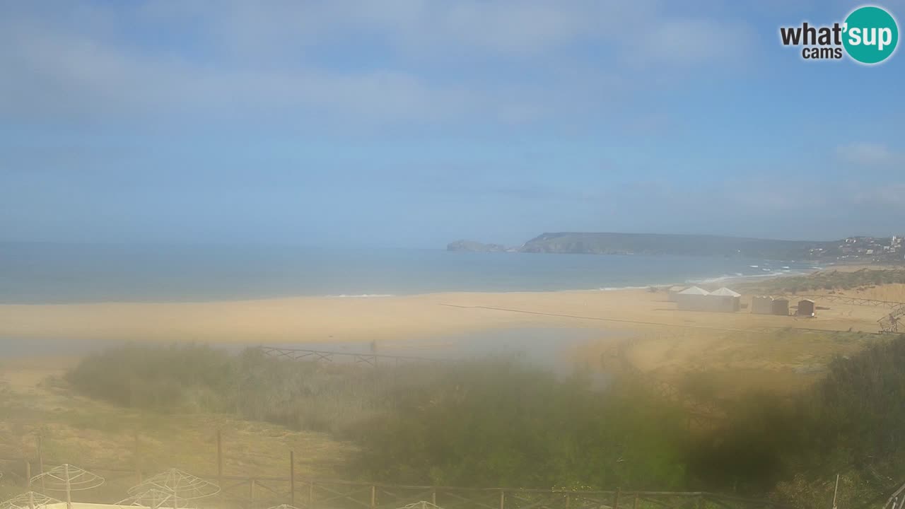 Webcam Torre dei Corsari – Live Beach View from Punta Usai