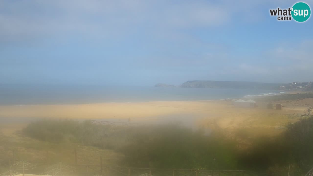 Webcam Torre dei Corsari – Live Beach View from Punta Usai