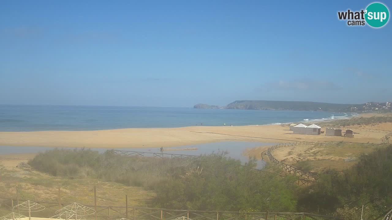 Webcam Torre dei Corsari – Vue en direct sur la plage depuis Punta Usai