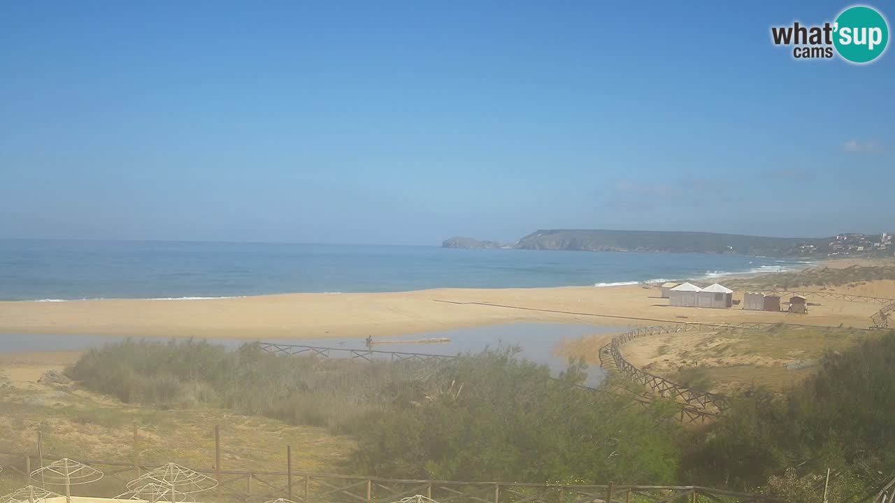 Webcam Torre dei Corsari – Liveblick auf den Strand von Punta Usai