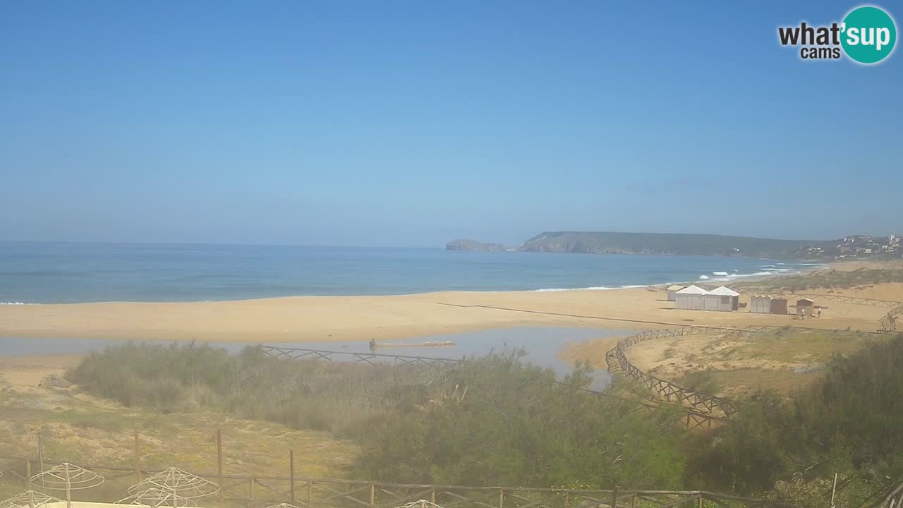 Webcam Torre dei Corsari – Liveblick auf den Strand von Punta Usai