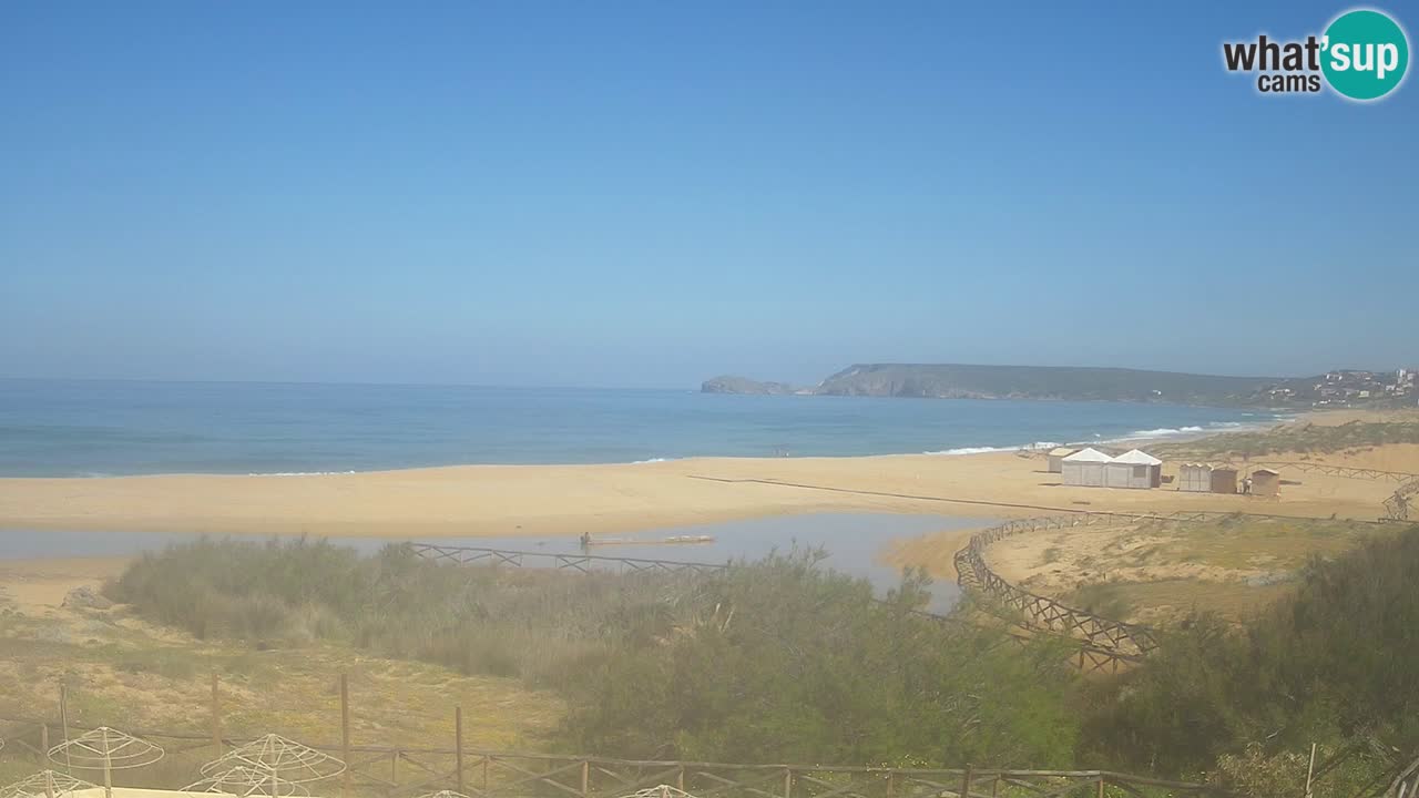 Spletna kamera Torre dei Corsari – Pogled v živo na plažo s Punta Usai